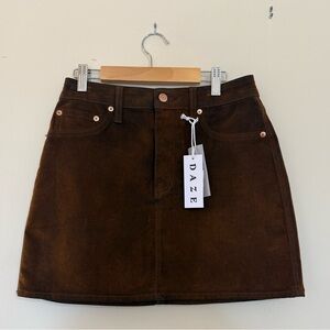 Daze Denim Mini Skirt Size 25 NWT